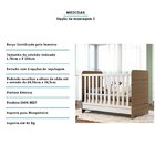 Quarto De Bebê Com Berço Americano 3 Em 1 E Guarda Roupa 3 Po