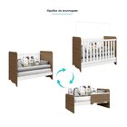 Quarto De Bebê Com Berço Americano 3 Em 1 E Guarda Roupa 3 Po