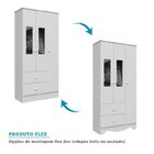 Quarto De Bebê Com Berço Americano 3 Em 1 E Guarda Roupa 3 Po