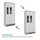 Quarto De Bebê Com Berço Americano 3 Em 1 E Guarda Roupa 3 Po