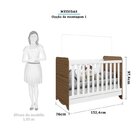 Quarto De Bebê Com Berço Americano 3 Em 1 E Guarda Roupa 3 Po