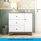 Quarto De Bebê Com Berço Americano E Cômoda 1 Porta Cocada Br