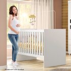Quarto De Bebê Com Berço Com Colchão Suporte Life E Cômoda De