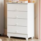 Quarto De Bebê Com Berço Com Colchão Suporte Life E Cômoda De