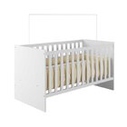 Quarto De Bebê Com Berço Com Colchão Suporte Life E Cômoda De
