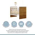 Quarto De Bebê Com Berço Com Suporte 100% Mdf Life E Cômoda 1