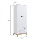 Quarto De Bebê Com Berço Cômoda Guarda Roupas Nicho E Caixa O