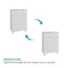 Quarto De Bebê Com Berço E Cômoda 4 Gavetas 100% Mdf Mimo  Br