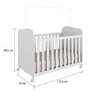 Quarto De Bebê Com Berço E Cômoda 4 Gavetas 100% Mdf Mimo  Br