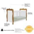 Quarto De Bebê Com Berço E Guarda-roupas Cômoda 4 Portas Jane