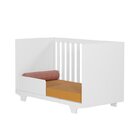Quarto De Bebe Com Berço Mini Cama 100% Mdf Com Colchão Life