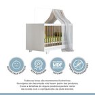 Quarto De Bebê Com Berço Mini Cama 100% Mdf Flocos E Cômoda 1