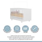 Quarto De Bebê Com Berço Mini Cama 100% Mdf Life E Cômoda 4 G