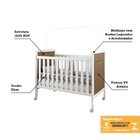 Quarto De Bebê Com Berço Mini Cama 2 Em 1 Cloe Guarda Roupa 4