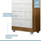 Quarto De Bebê Com Berço Mini Cama Allegra E Cômoda Soft Life