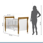 Quarto De Bebê Com Berço Mini Cama Com Colchão Slim E Cômoda