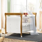 Quarto De Bebê Com Berço Mini Cama Com Colchão Slim E Cômoda