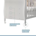 Quarto De Bebê Com Berço Mini Cama Com Colchão Slim E Cômoda