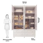 Quarto De Bebê Com Berço Mini Cama E Guarda Roupa Com Janela