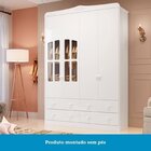 Quarto De Bebê Com Berço Mini Cama E Guarda Roupa Com Janela