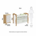 Quarto De Bebê Com Berço Minicama E Cômoda 4 Gavetas 100% Mdf