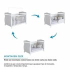 Quarto De Bebê Com Berço Minicama E Guarda-roupa 3 Portas 100