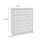 Quarto De Bebê Com Berço Retrô, Cômoda E Prateleira Branco