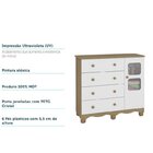 Quarto De Bebê Com Cama Casinha E Cômoda 4 Gavetas 1 Porta  B