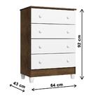 Quarto De Bebê Com Colchão Mel Berço 3 Em 1 Lara Cômoda Infan