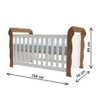 Quarto De Bebê Com Colchão Mel Berço 3 Em 1 Lara Cômoda Infan