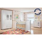 Quarto De Bebê Com Colchão Selena Completo Berço Mini Cama Mi