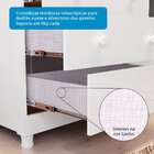 Quarto De Bebê Com Cômoda 1 Porta 4 Gavetas E Berço Capitonê