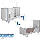 Quarto De Bebê Com Cômoda 1 Porta 4 Gavetas E Berço Com Capit