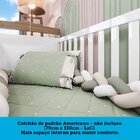 Quarto De Bebê Com Cômoda 1 Porta 4 Gavetas E Berço Mini Cama