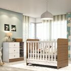 Quarto De Bebê Com Cômoda 1 Porta E Berço Americano 3 Em 1 Pi