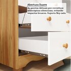 Quarto De Bebê Com Cômoda 1 Porta Janelada 4 Gavetas E Berço