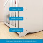 Quarto De Bebê Com Cômoda 4 Gavetas E Berço Mimo 100% Mdf Bra