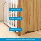 Quarto De Bebê Com Cômoda 4 Gavetas E Berço Mimo 100% Mdf Bra