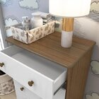 Quarto De Bebê Com Cômoda 4 Gavetas E Berço Mini Cama 3 Em 1