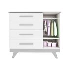 Quarto De Bebê Com Cômoda De Bebê Berço Com Capitone E Pratel