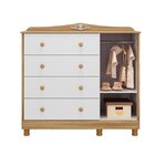 Quarto De Bebê Com Cômoda E Berço 100% Mdf Maya Provençal Esp