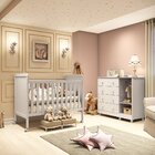 Quarto De Bebê Com Cômoda Janelada E Berço 100% Mdf Mateo Pro