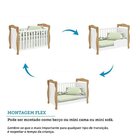 Quarto De Bebê Com Cômoda Janelada E Berço Minicama 100% Mdf