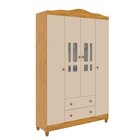 Quarto De Bebê Com Guarda-roupa,cômoda E Berço Mini Cama Arie