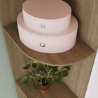 Quarto De Bebê Com Guarda-roupa 2 Portas Cômoda E Berço Labir