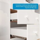 Quarto De Bebê Com Guarda Roupa 2 Portas E Berço Teka 100% Md