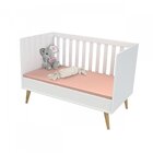 Quarto De Bebê Com Guarda-roupa 3 Portas 2 Gavetas E Berço Lu