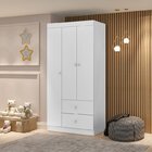 Quarto De Bebê Com Guarda-roupa 3 Portas Cômodas 3 Gavetas E