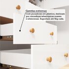 Quarto De Bebê Com Guarda-roupa 3 Portas E Berço 4 Em 1 Minic