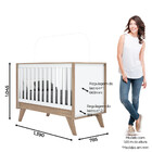 Quarto De Bebê Com Guarda Roupa 4 Portas Cômoda E Berço Auror